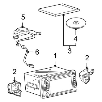 Toyota OE - Electrical - Navigation System Components