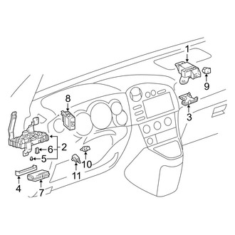 Toyota OE - Electrical Components (Passenger Compartment)