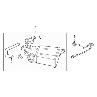 Toyota OE - Emission System - Emission Components (FWD)