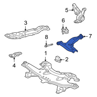 Toyota OE - Front Left Suspension Control Arm