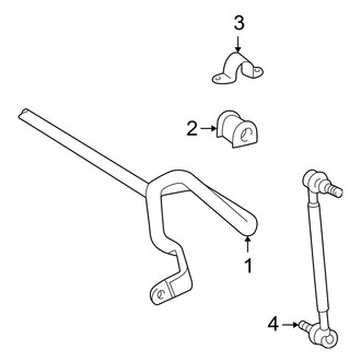 Toyota OE - Front Suspension - Stabilizer Bar & Components (FWD)