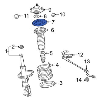 Toyota OE - Front Upper Coil Spring Insulator