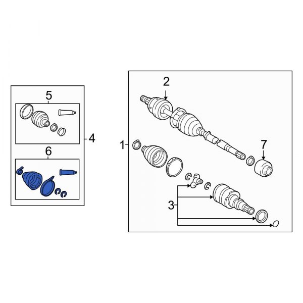 CV Joint Boot Kit