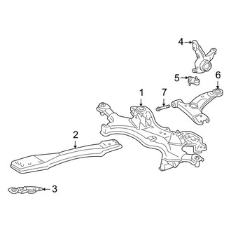 Toyota OE - Front Suspension - Suspension Components (AWD)