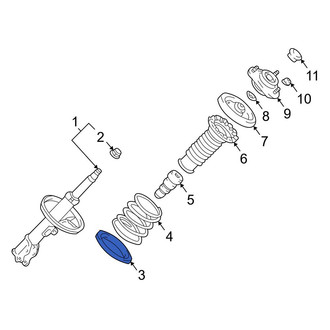 Toyota OE - Front Lower Coil Spring Insulator