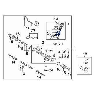 Toyota OE - Front Power Steering Control Valve