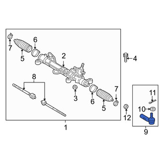 Toyota OE - Outer Steering Tie Rod End