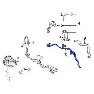 Toyota OE - Power Steering Return Hose