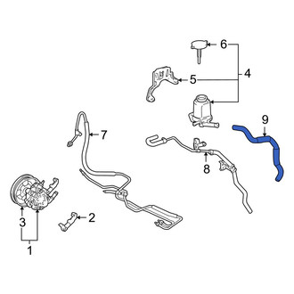 Toyota OE - Power Steering Reservoir Hose