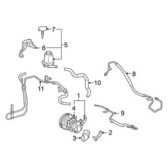 Toyota OE - Steering Gear & Linkage - Pump & Hoses (AWD)