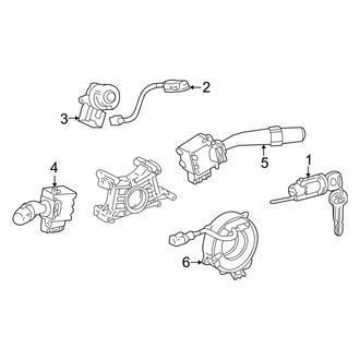 Toyota OE - Steering Column - Shroud, Switches & Levers