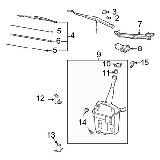 Toyota OE - Windshield - Wiper & Washer Components