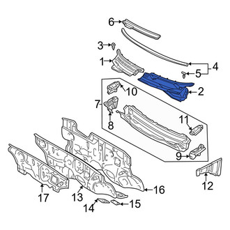 Toyota OE - Left Cowl Cover