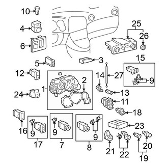 Toyota OE - Instrument Panel - Cluster & Switches