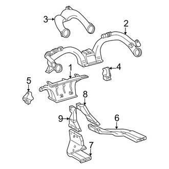 Toyota OE - Instrument Panel - Ducts