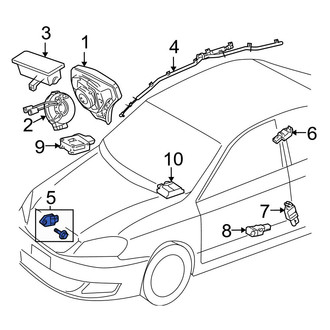 Toyota OE - Front Air Bag Impact Sensor