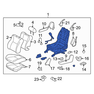Toyota OE - Front Left Seat