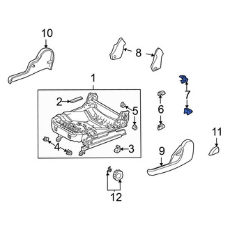 Toyota OE - Front Left Outer Seat Track Cover