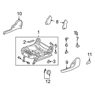 Toyota OE - Seats & Tracks - Tracks & Components (Driver Seat)