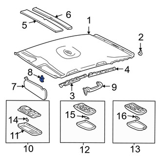 Toyota OE - Sun Visor Holder