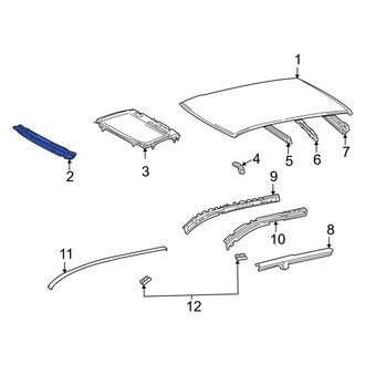 Toyota OE - Front Roof Header Panel