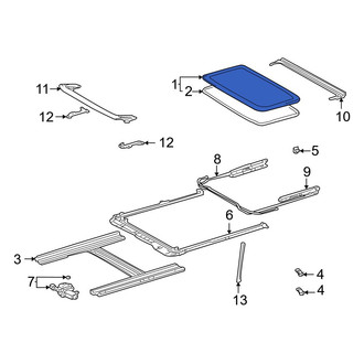 Toyota OE - Sunroof Glass