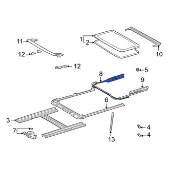 Toyota OE - Right Sunroof Cable