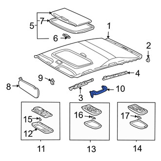 Toyota OE - Front Interior Grab Bar