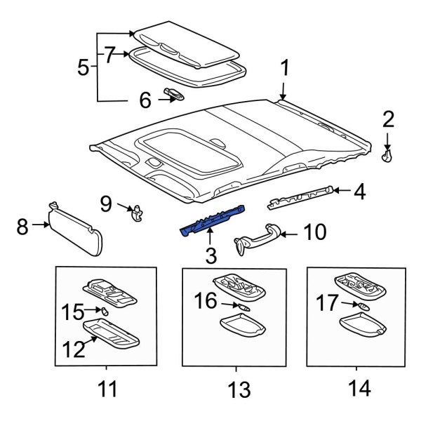 Headliner Spacer