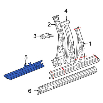 Toyota OE - Right Inner Rocker Panel