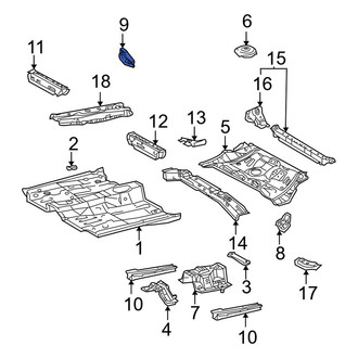Toyota OE - Foot Rest