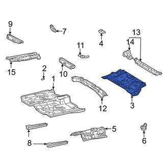 Toyota OE - Center Floor Pan