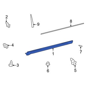 Toyota OE - Left Rocker Panel Guard