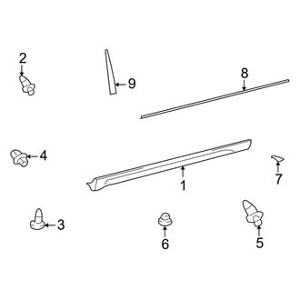 Toyota OE - Pillars, Rocker & Floor - Exterior Trim (XR / XRS)