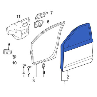 Toyota OE - Front Left Door Shell