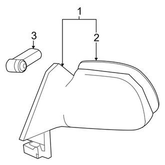 Toyota OE - Front Door - Outside Mirrors