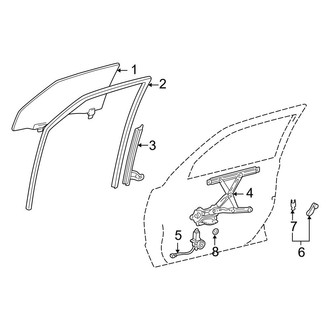 Toyota OE - Front Door - Glass & Hardware