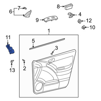 Toyota OE - Front Left Door Window Switch