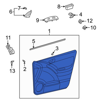 Toyota OE - Front Left Inner Door Interior Trim Panel