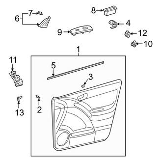 Toyota OE - Front Door - Interior Trim
