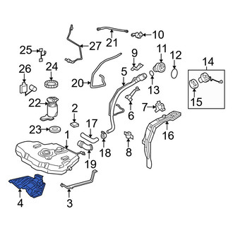 Toyota OE - Fuel Tank Shield