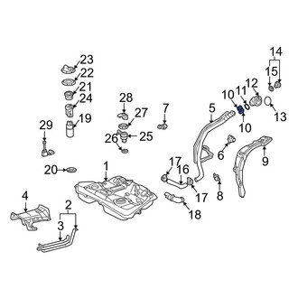 Toyota OE - Fuel Filler Neck Mount Plate