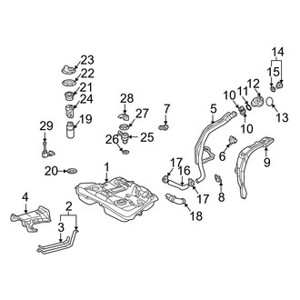 Toyota OE - Fuel System Components (AWD)