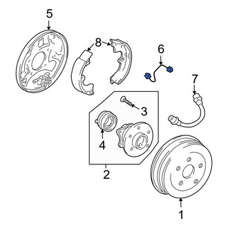 Toyota OE - Rear Right Brake Hydraulic Line