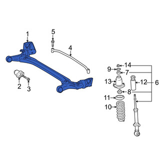 Toyota OE - Rear Suspension Subframe