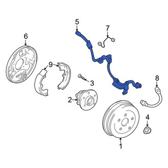 Toyota OE - Rear Right ABS Wheel Speed Sensor
