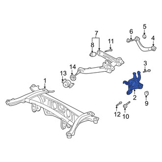 Toyota OE - Rear Right Suspension Knuckle