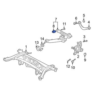 Toyota OE - Rear Right Lower Forward Suspension Control Arm Bushing