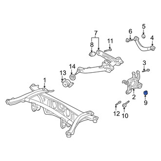 Toyota OE - Rear Alignment Camber Adjusting Eccentric