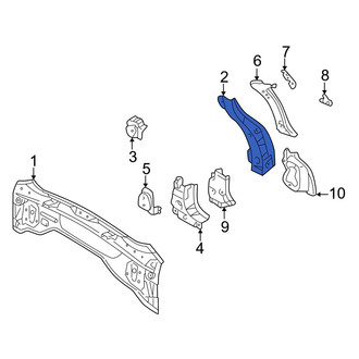 Toyota OE - Left Upper Body D-Pillar